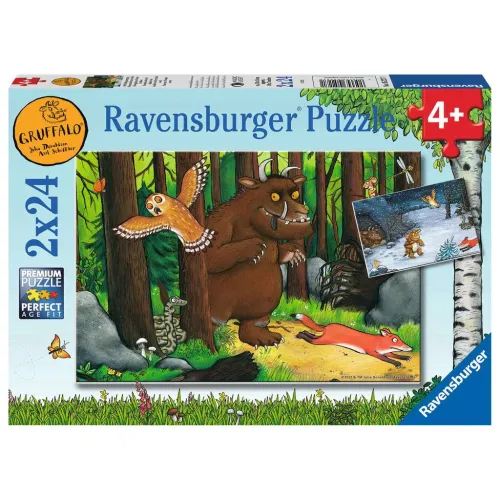 Ravensburger puzzel 2x24 stukjes 4+ The Gruffalo
